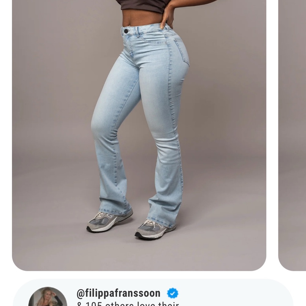 FITJEANS Light Blue Flare Women's Jeans